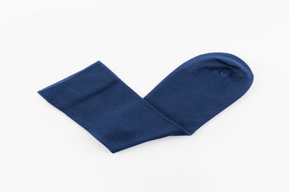 Navy Blue Calf Length Bamboo Socks