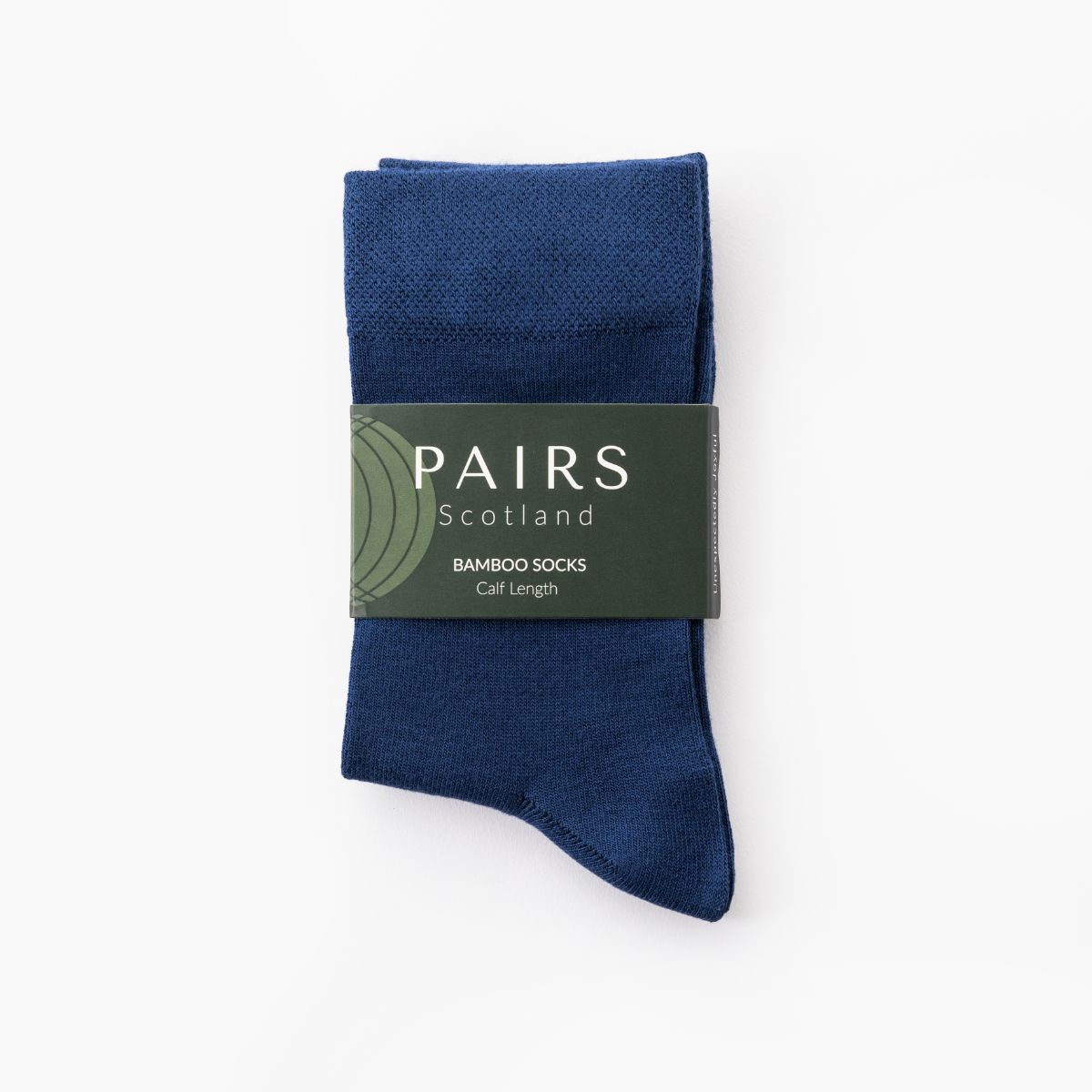 Navy Blue Calf Length Bamboo Socks