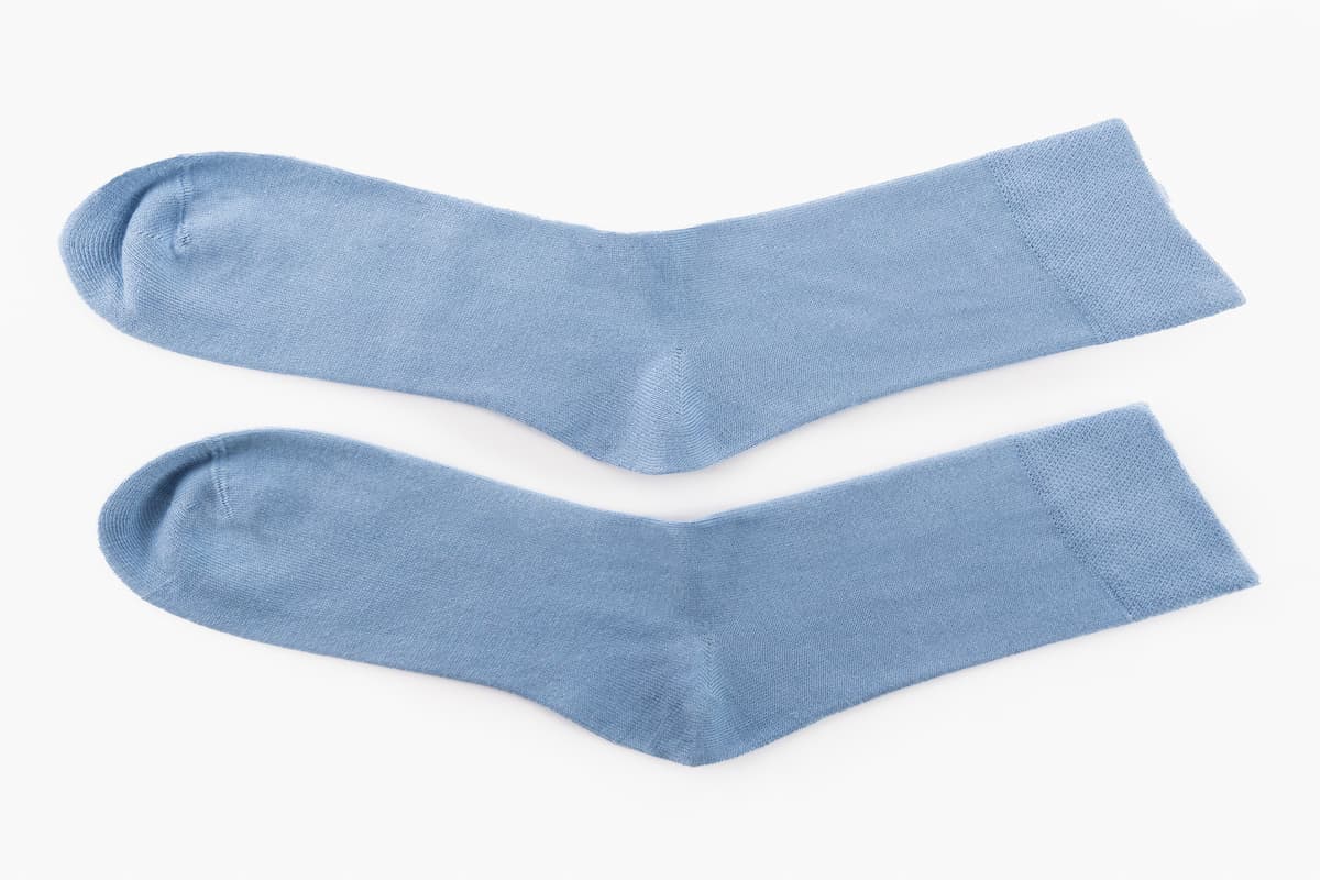 Sky Blue Ankle Length Bamboo Socks