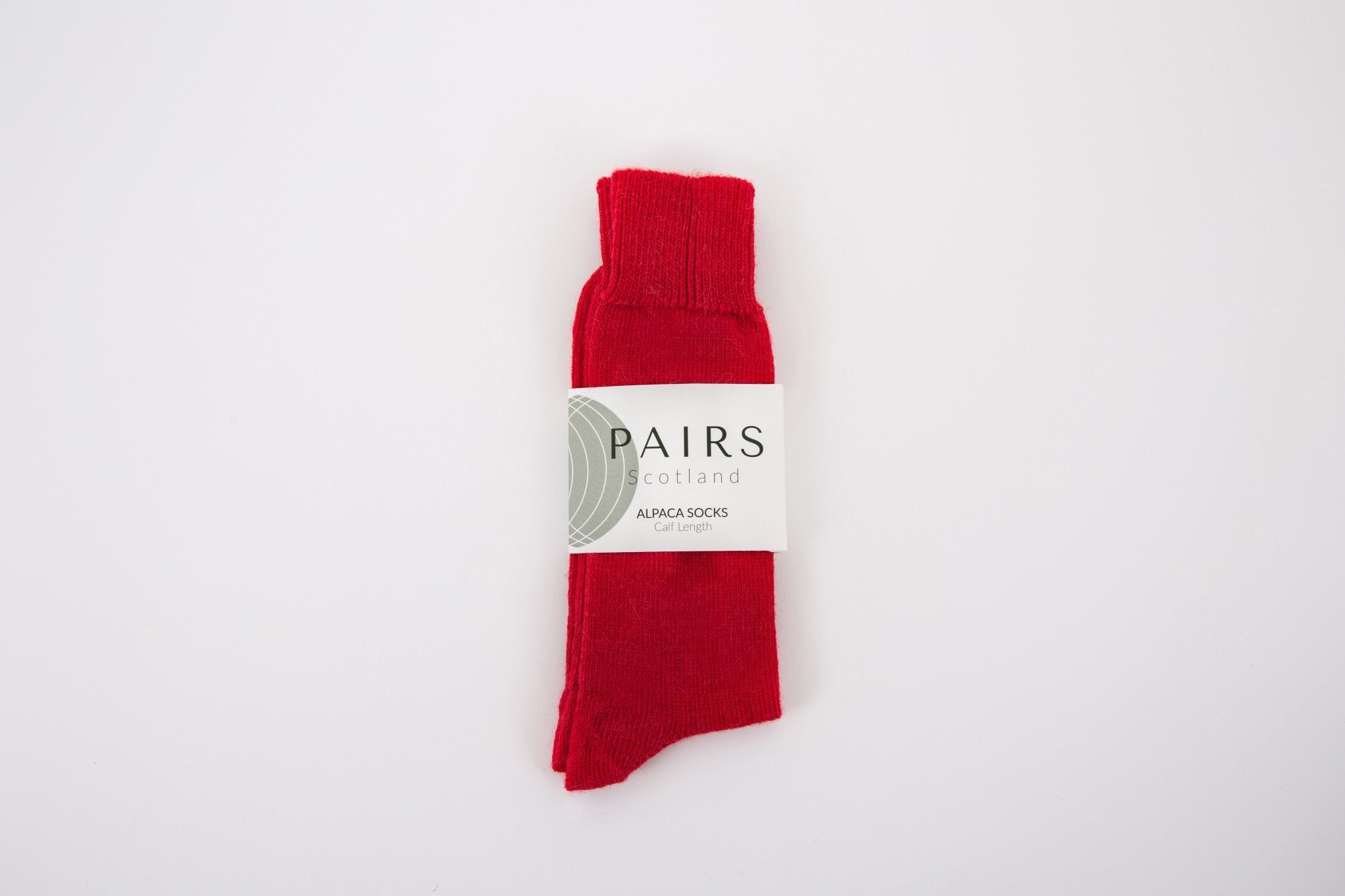 Red Alpaca Everyday Socks