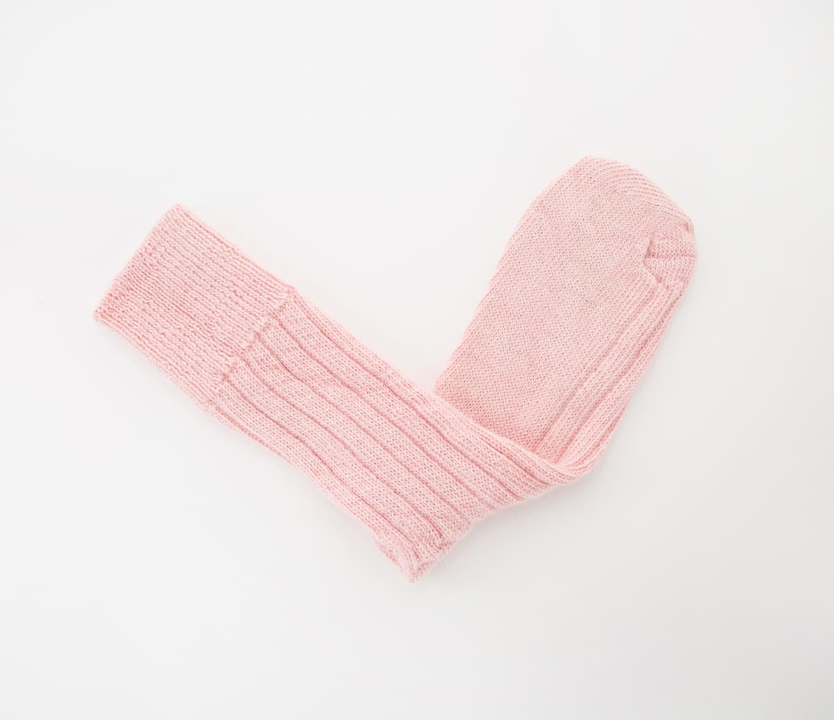 Pink Alpaca Bed Socks