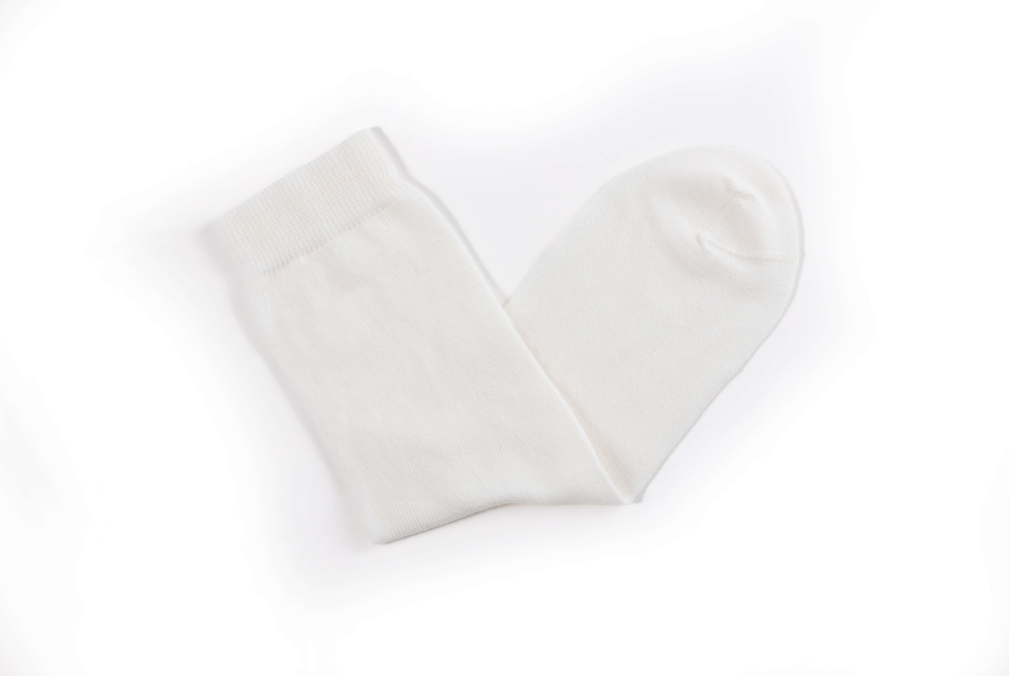 White Merino Socks