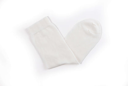 White Merino Socks