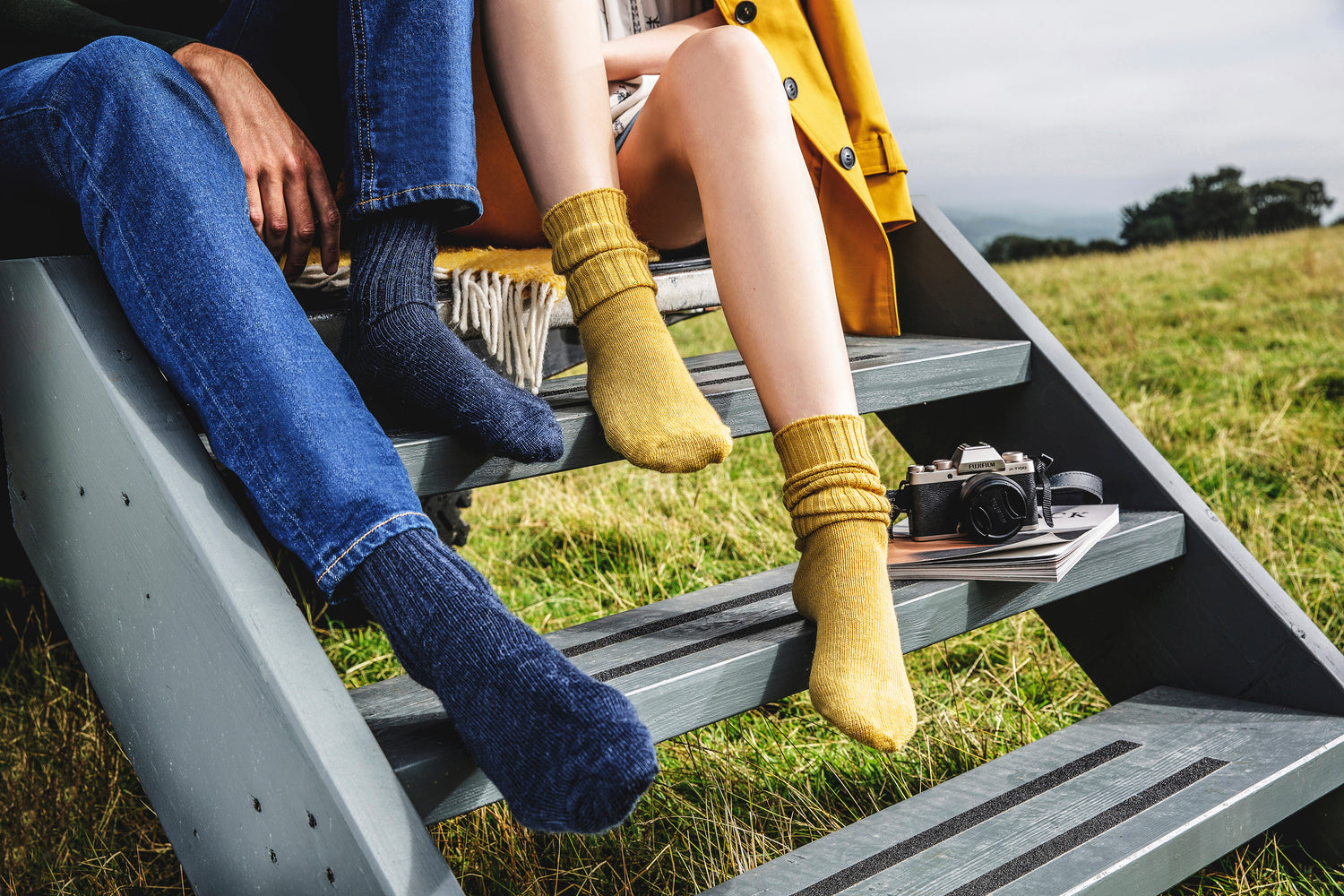pairs of scotland mohair wool socks