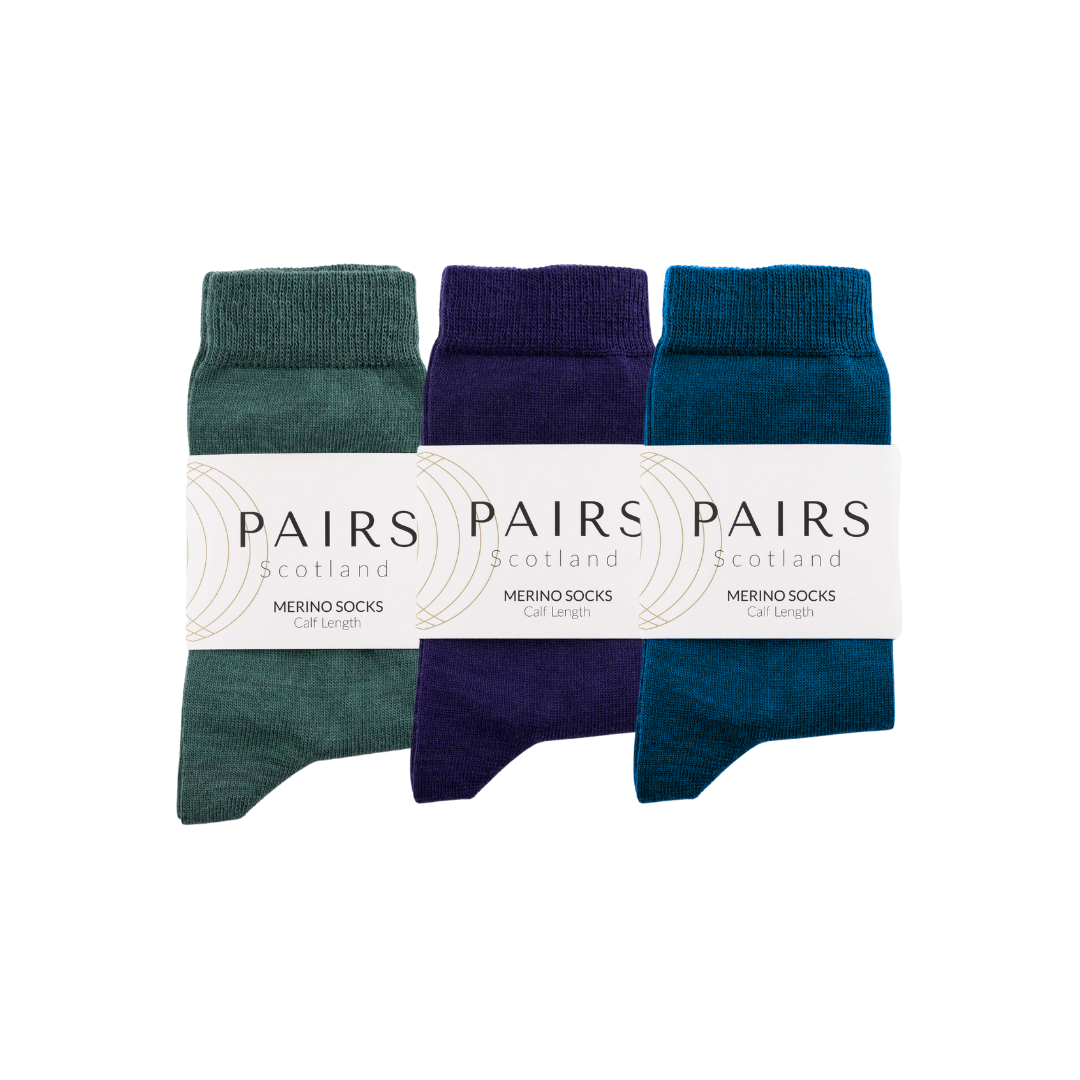 Merino Blues &amp; Greens Collection Gift Box