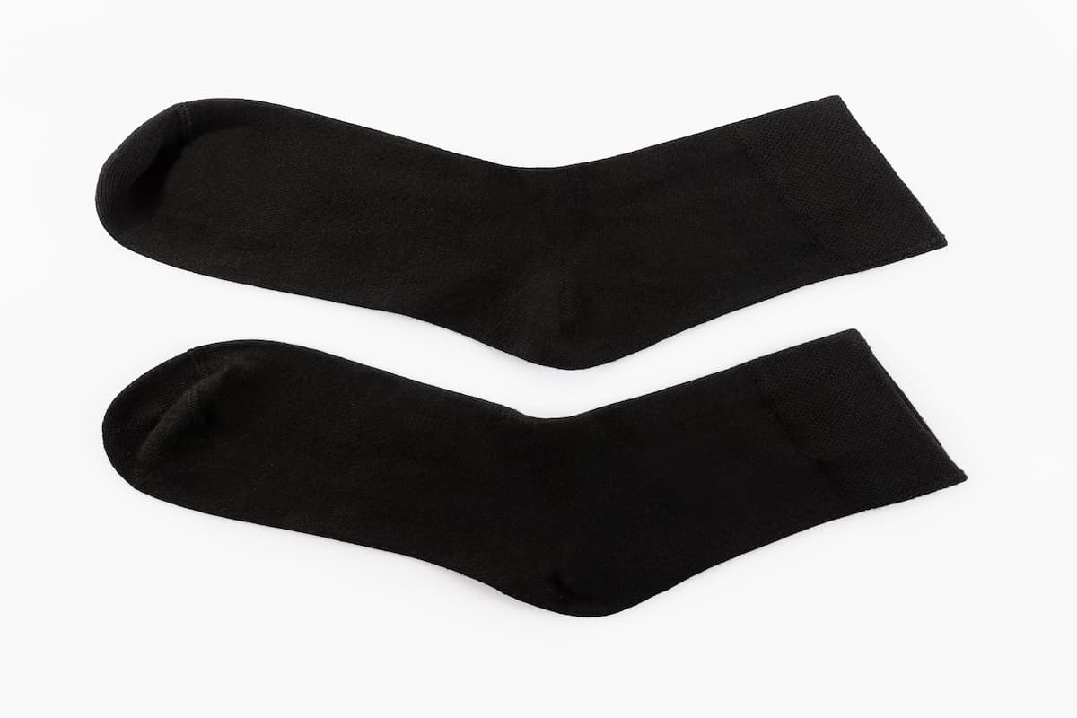 Black Ankle Length Bamboo Socks