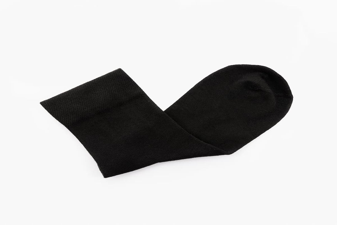 Black Ankle Length Bamboo Socks