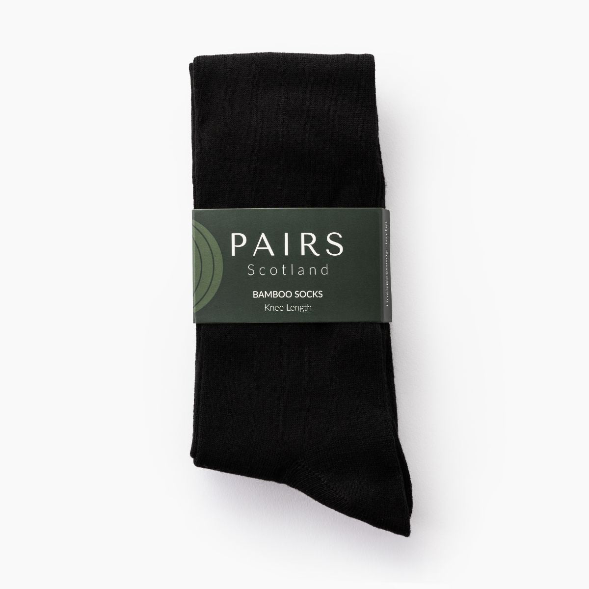 Black Knee High Bamboo Socks