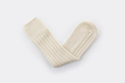 Cream Lambswool Bed Sock Collection