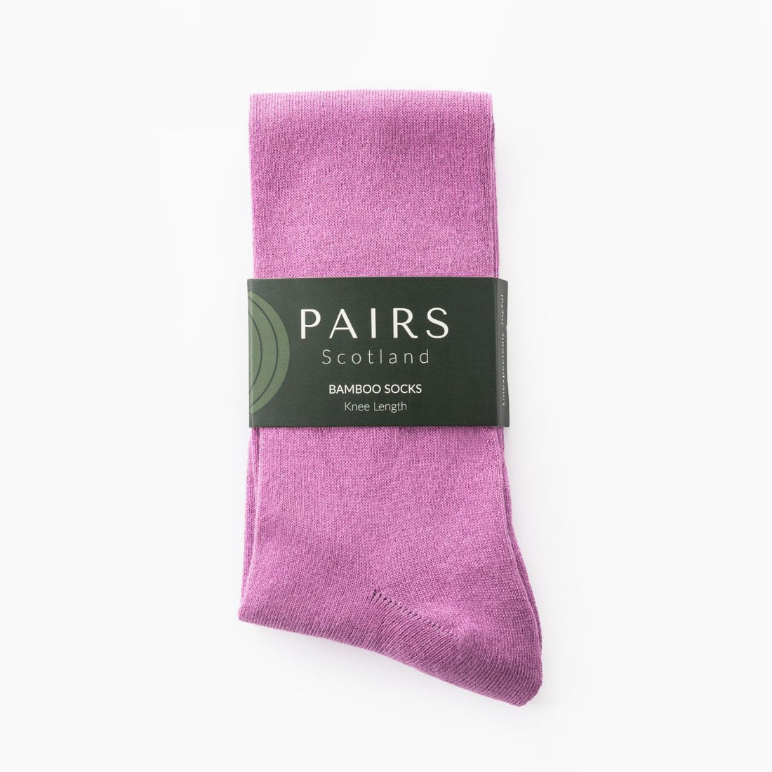 Dusky Pink Knee Length Bamboo Socks