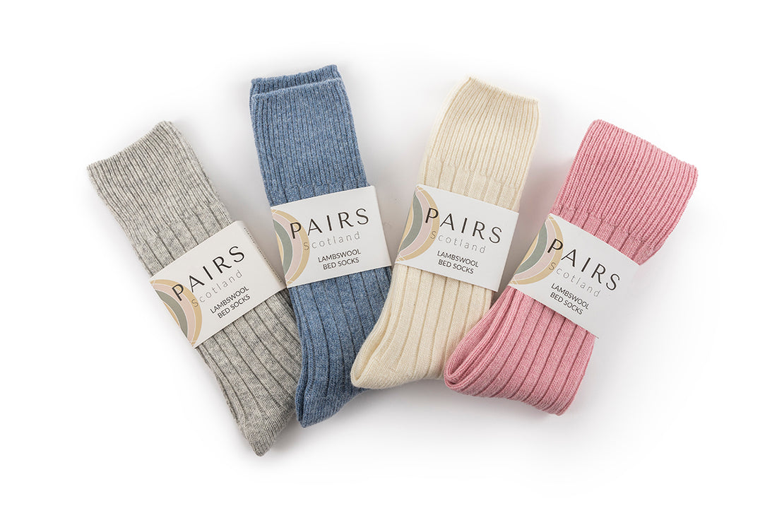Lambswool Bed Sock Collection No.2
