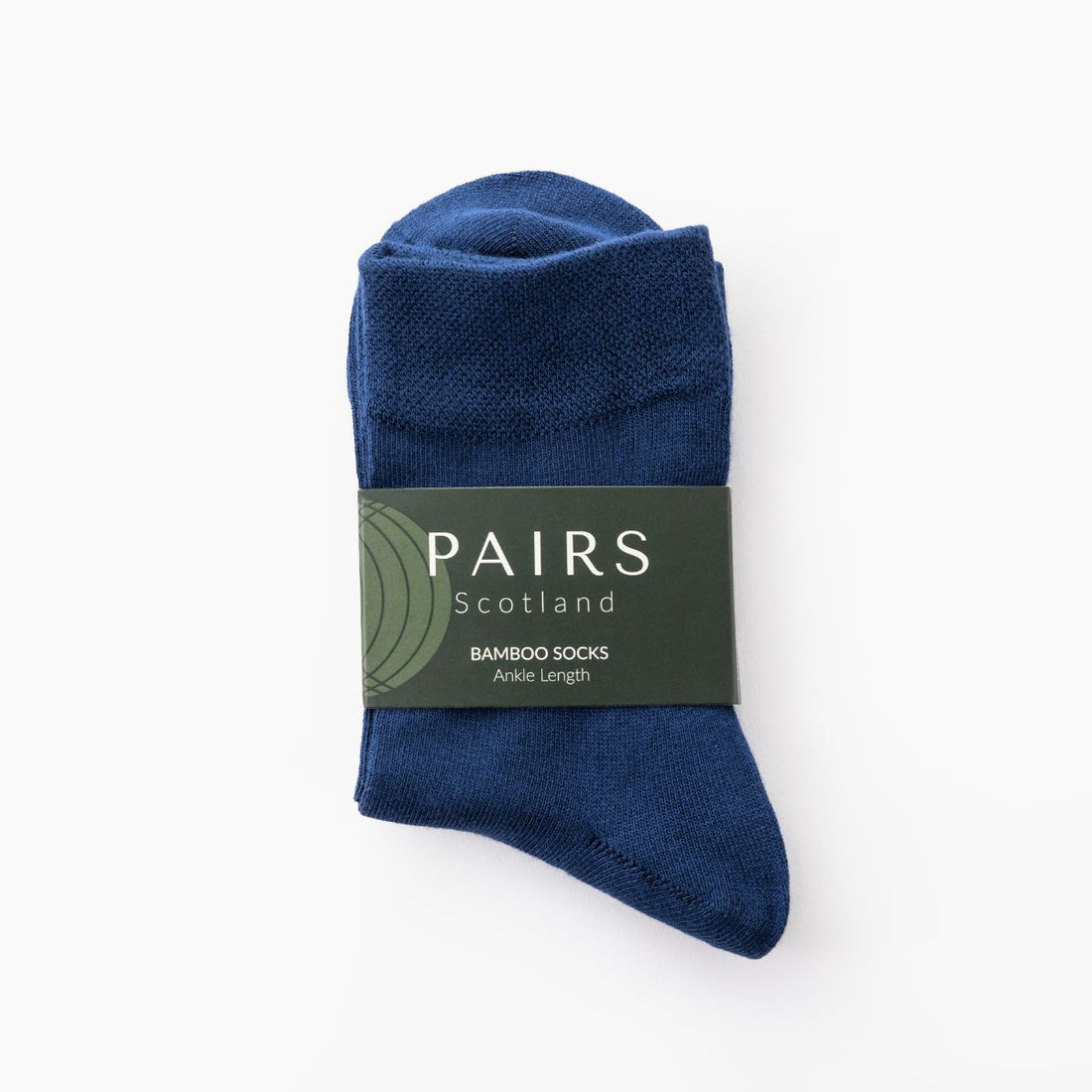 Navy Blue Ankle Length Bamboo Sock