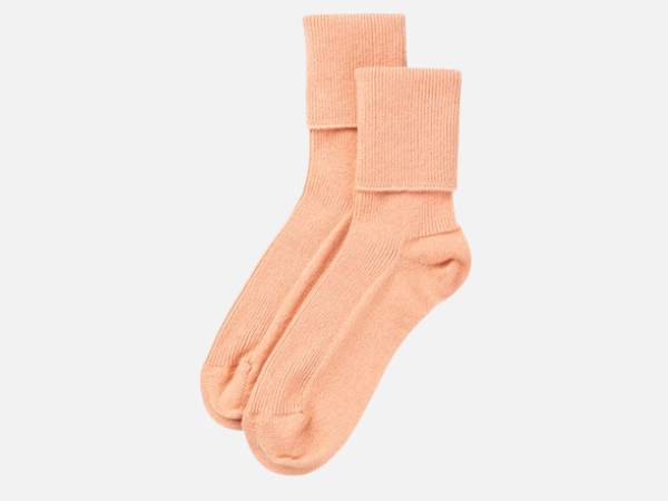 Sea Pink Cashmere Bed Socks - Limited Edition