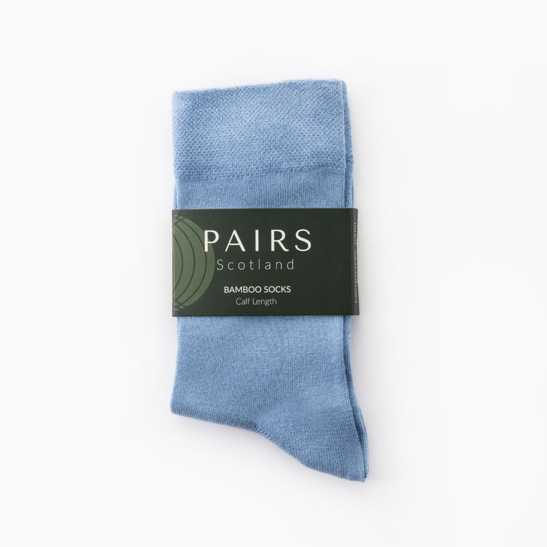 Sky Blue Calf Length Bamboo Socks