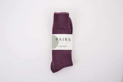 Purple Alpaca Everyday Socks