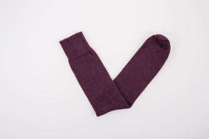 Purple Alpaca Everyday Socks  - Made in Britain