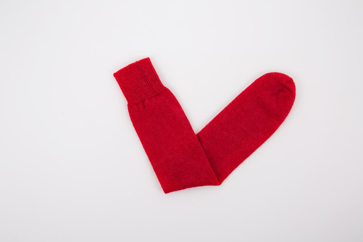 Red Alpaca Everyday Socks