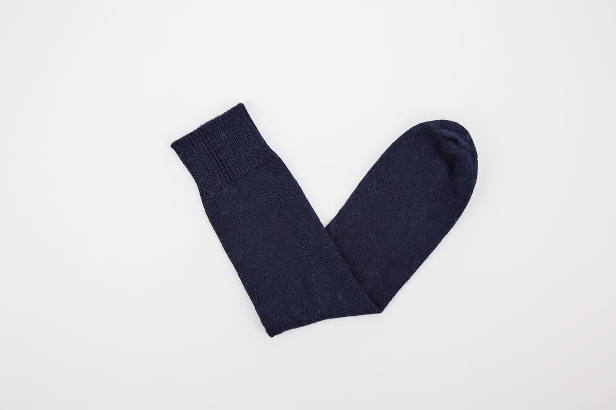 Navy Blue Alpaca Everyday Socks