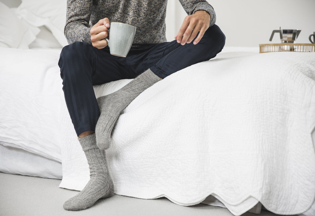 The Natural Alpaca Bed Sock Collection  - Made in Britain