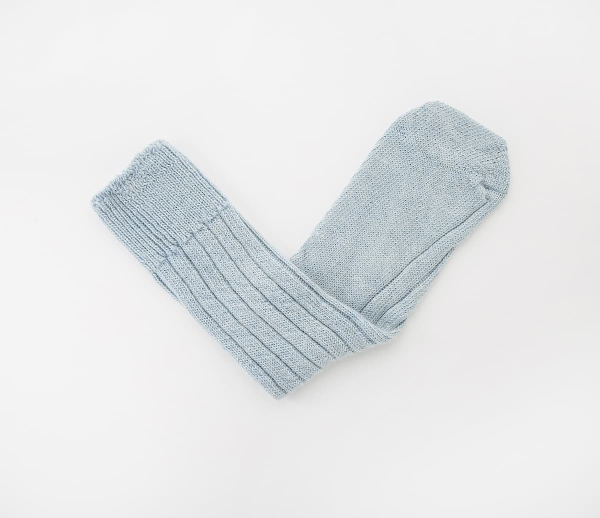 Blue Alpaca Bed Socks - Made in Britain