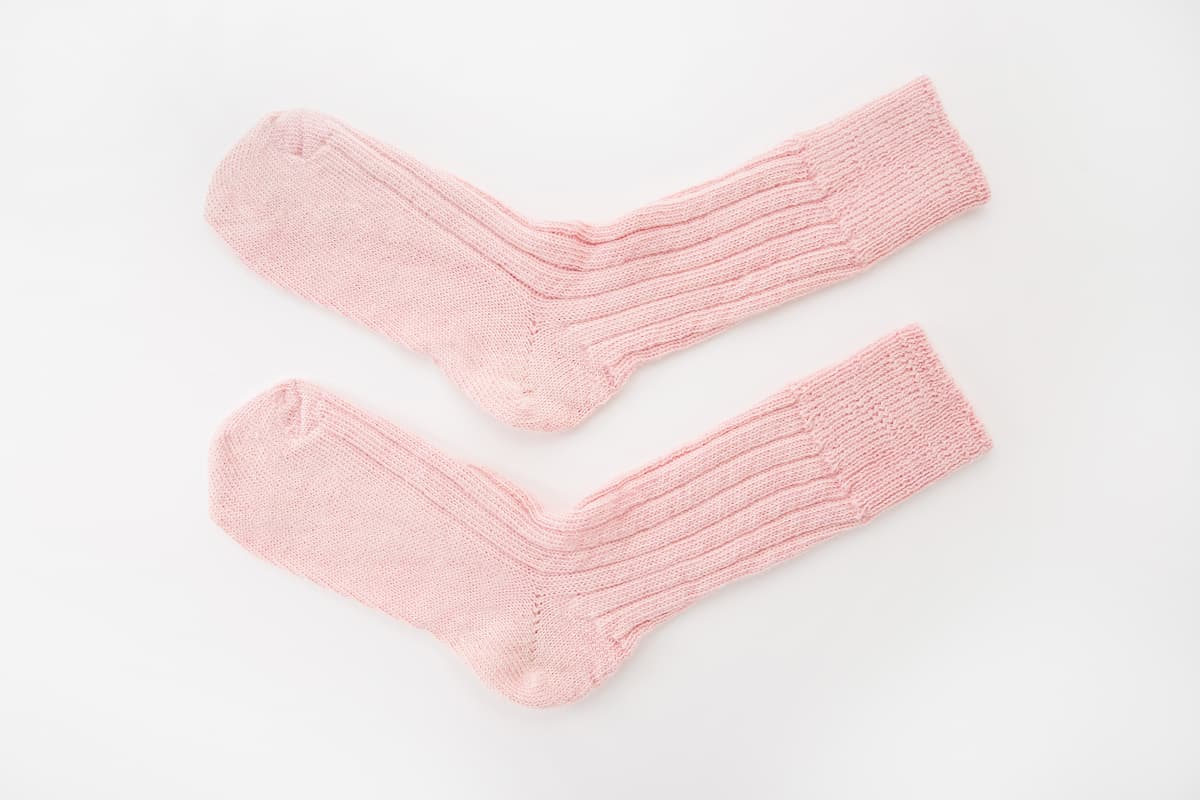 Pink Alpaca Bed Socks