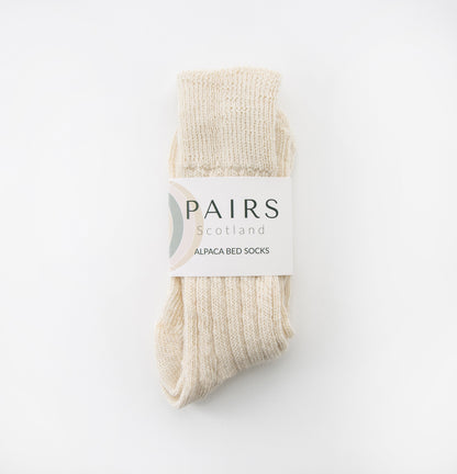 The Pastel Alpaca Bed Sock Collection  - Made in Britain