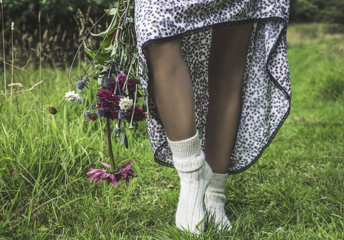 The Pastel Alpaca Bed Sock Collection  - Made in Britain