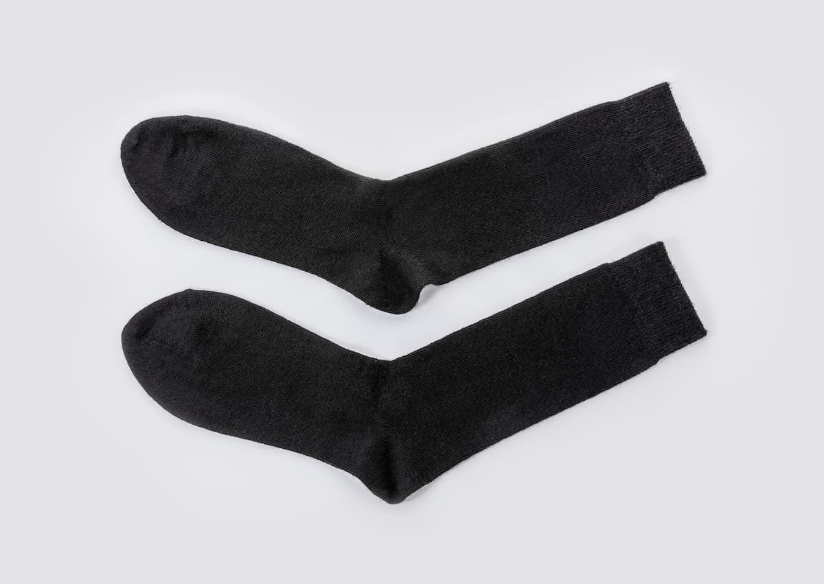 Black Merino Socks