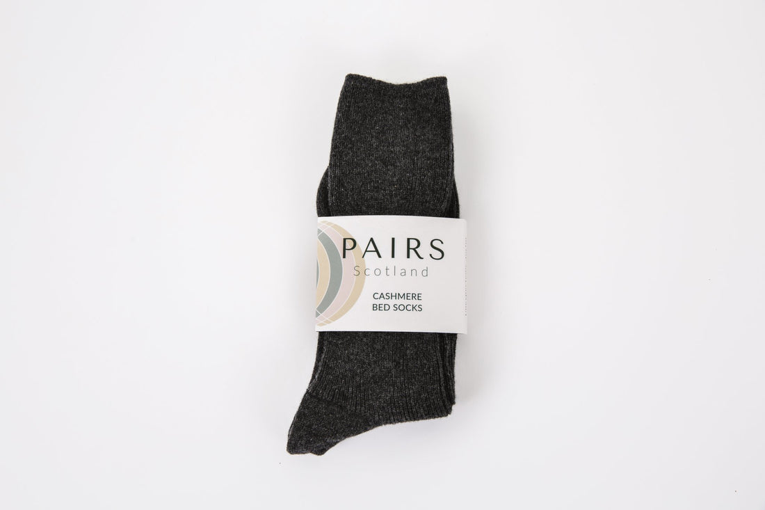 Charcoal Cashmere Socks