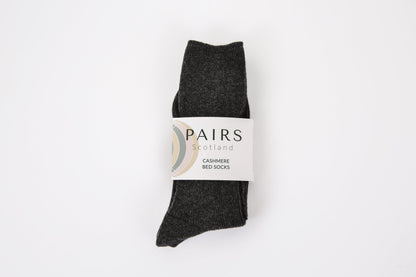 Charcoal Cashmere Socks