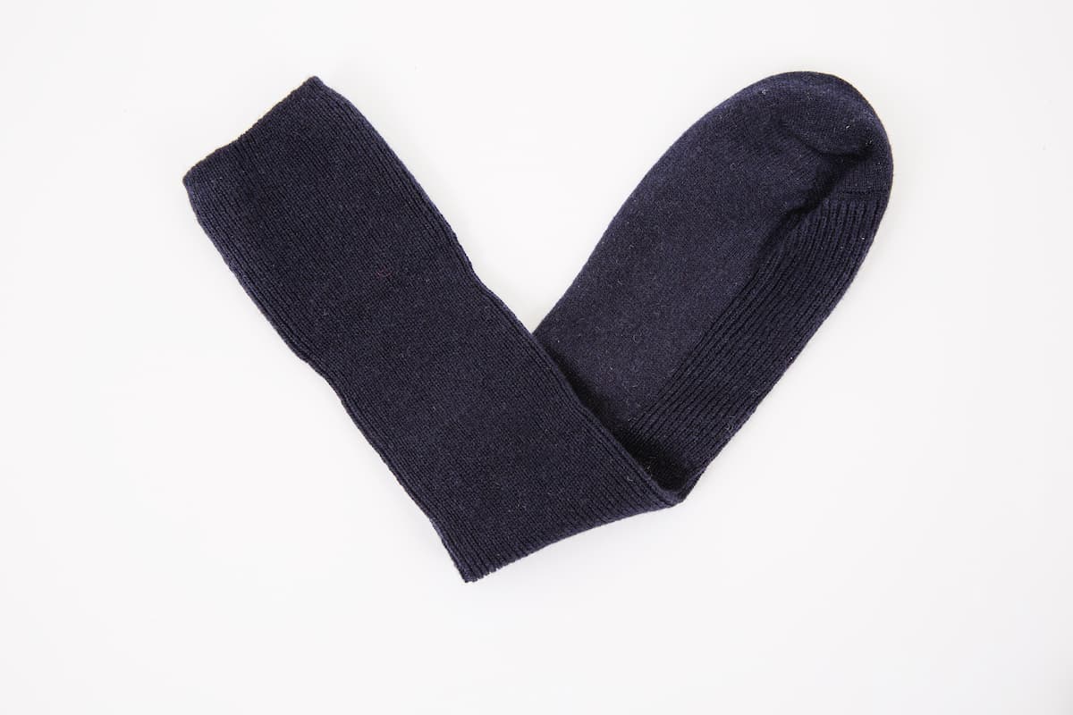 Navy Blue Cashmere Bed Socks