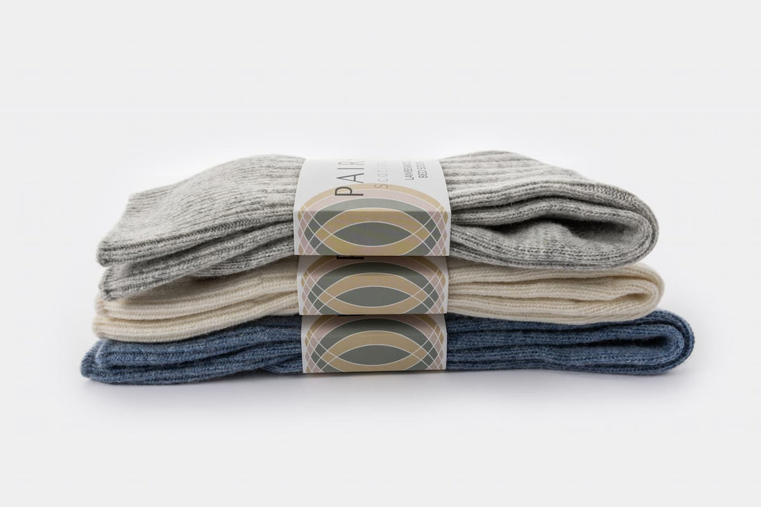 Lambswool Bed Sock Collection No.1