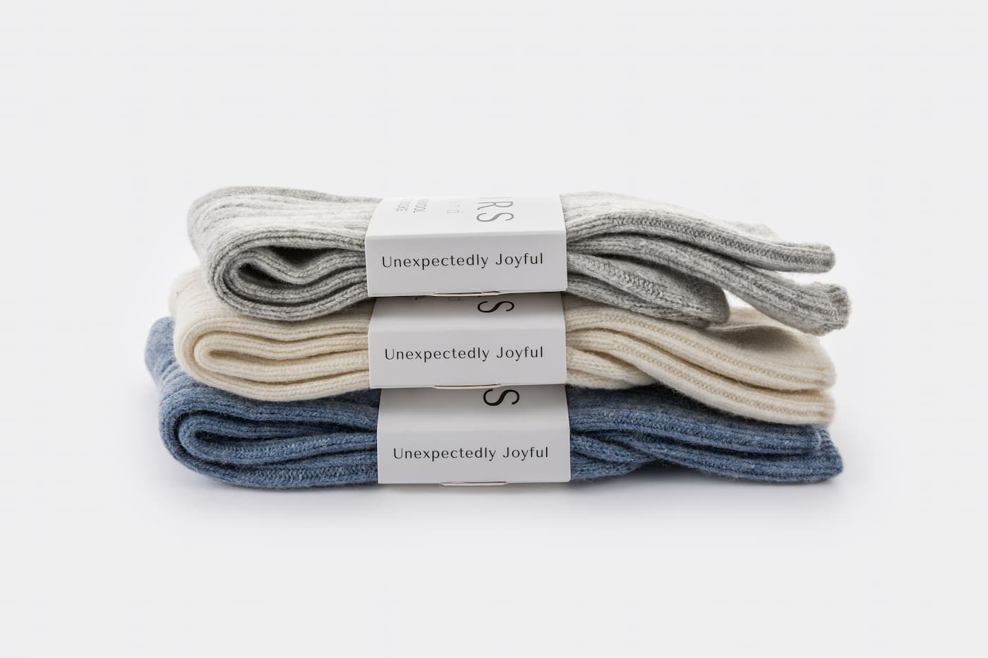 Grey Lambswool Bed Sock
