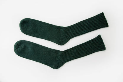 Green Mohair Socks