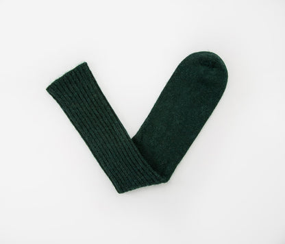 Green Mohair Socks