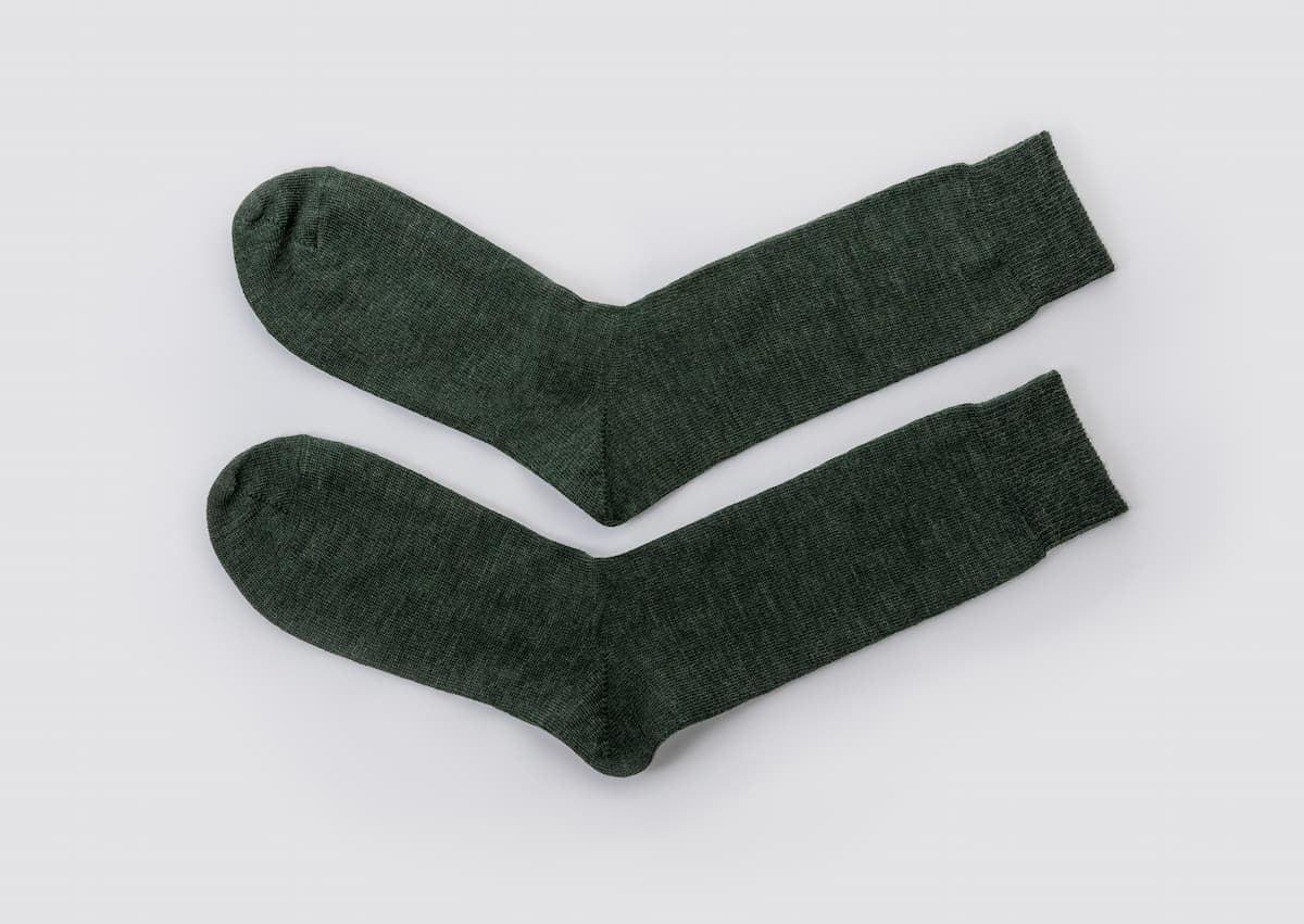 Green Merino Socks