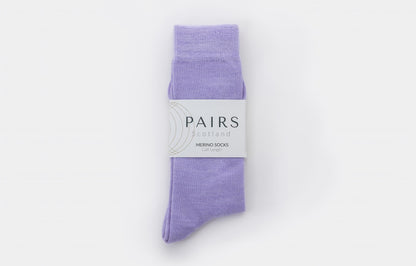 Lilac Merino Socks