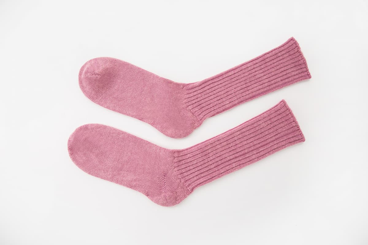 Pink Mohair Socks