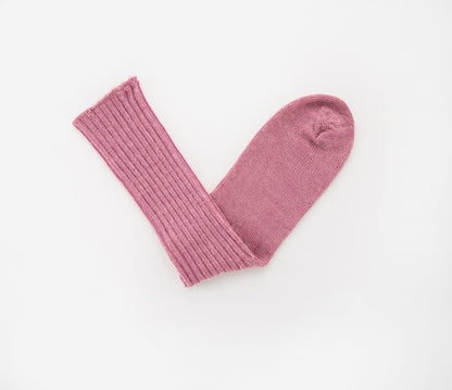 Pink Mohair Socks