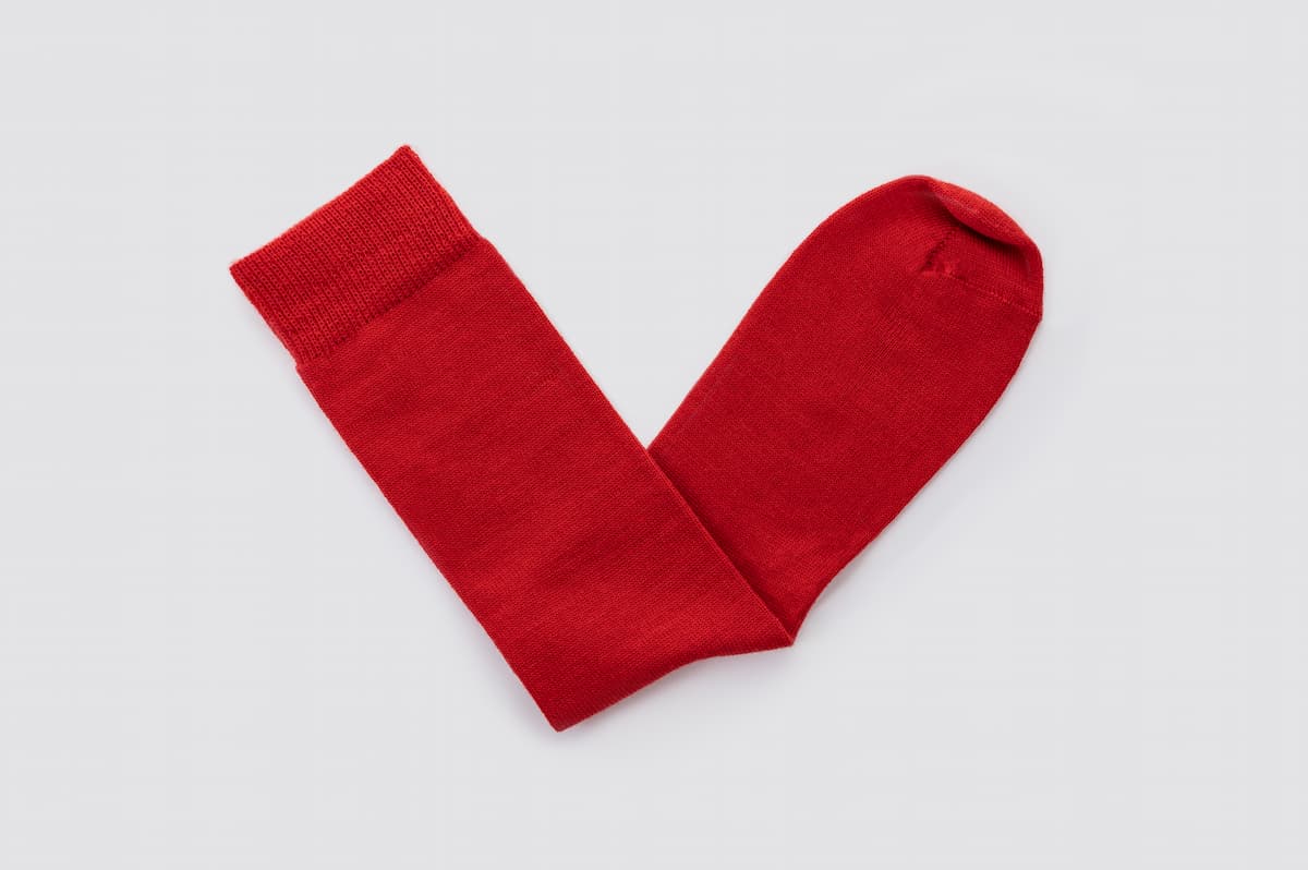 Red Merino Socks