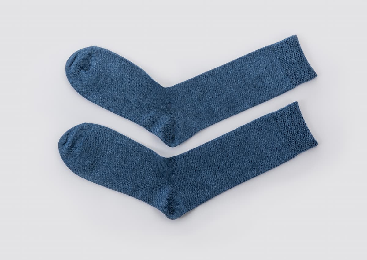 Sky Blue Merino Socks