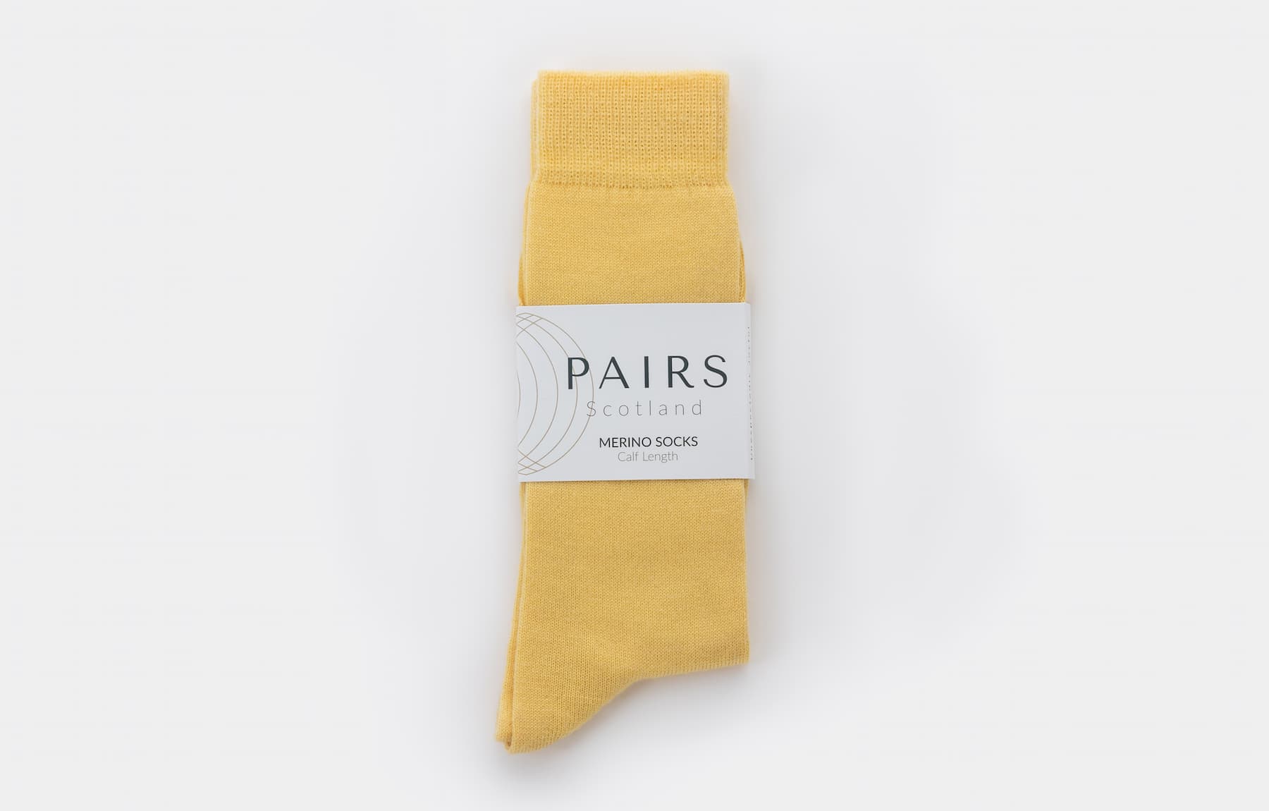 Yellow Merino Socks