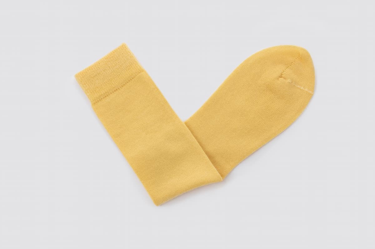 Yellow Merino Socks